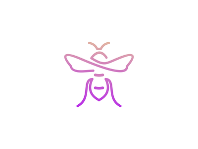 Bee Logo LINE app beeline branding cartoon design graphic design illustration line logo typography ui ux vector