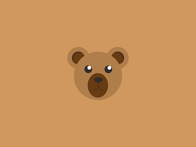 Cute Bear Cartoon Design