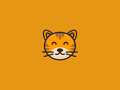 Cute Tiger Cartoon Design