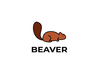 Beaver Logo Design app branding design graphic design illustration logo logo beaver typography ui ux vector