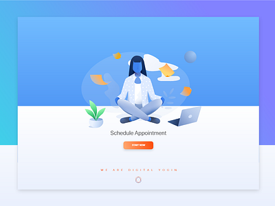 Schedule Appointment for Design Consult Agency ( Digital Yogin ) app design appointment scheduler asiri client on boarding daily ui design agency digital yogin illustration schedule an appointment sri lanka uiux user chapters