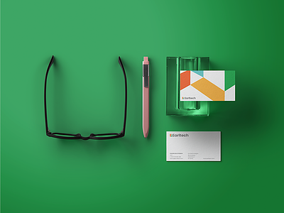 Business card Design ( Earltech ) businesscard businesscarddesign earl tech logo startup branding