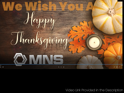 Video Thanksgiving Message