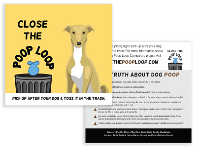Close the Poop Loop Outreach Campaign branding design graphic design illustration typography vector