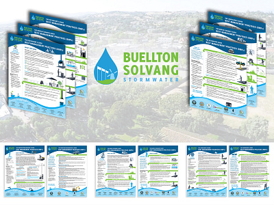 Outreach Flyers: Stormwater Pollution Prevention branding design graphic design illustration logo typography vector