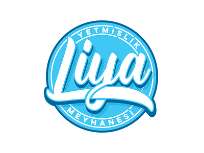 Liya Yetmişlik Meyhanesi design lettering logo type typography