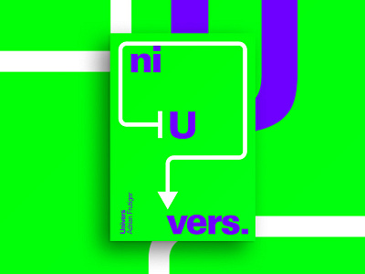 Univers adrian design frutiger minimal poster print typography univers