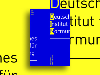 FF DIN Pro albert jan pool ff din pro fontfont minimal poster print sans serif types typography