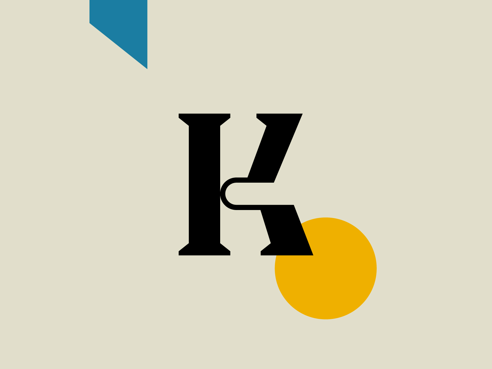 K Letter Design by Semih Kodarlak on Dribbble