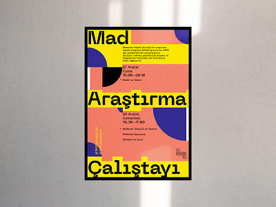 Mad Poster v.03 artwork basic design geometric graphic minimal poster print type typography