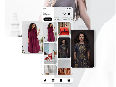 Outfit App Design adobe app branding design figma graphic design lightroom logo ui