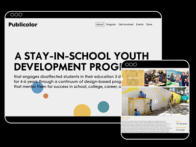 Publicolor website redesign