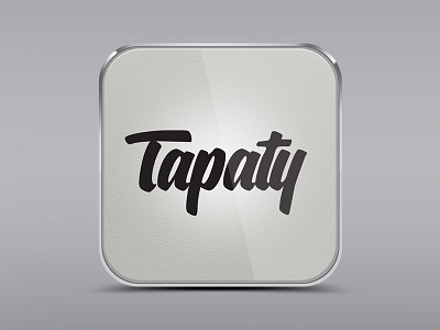 Tapaty - final icon application dark graphic html5 iphone play button social network tapaty