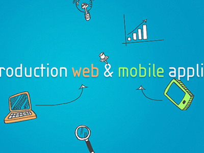 Wezeo - web & mobile application green illustration mobile scatch web