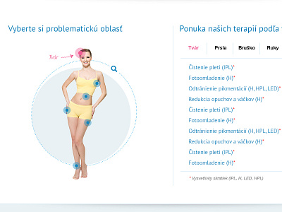 JustPerfect - web blue girl pink responsive simple web