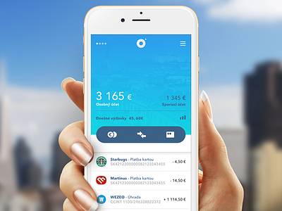 Circle Bank / concept app bank banking blue experience innovation ipad simple touch ui ux wezeo