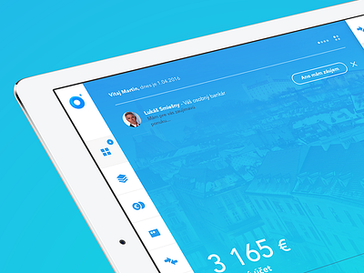 Circle Bank / concept / ipad bank blue circle ipad iphone mobile responsive simple ui ux web