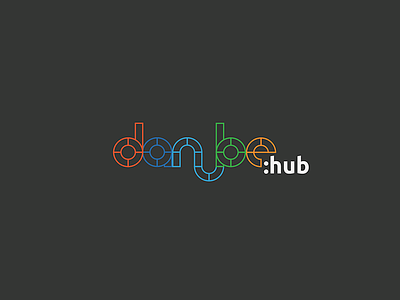 DanubeHUB / New brand berlin brand color danube dark hub logo slovakia wezeo