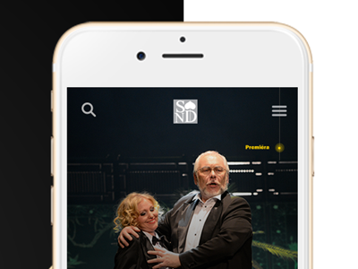 SND - prototype coming soon / mobile android app black ios mobile responsive snd ui ux web