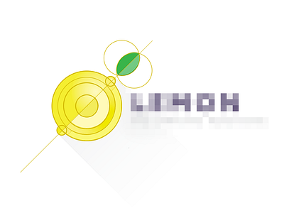 New concept logo - construction brand construction fresh green lemon line logo yellow