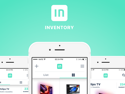 INVENTORY - mobile app apple apps b2b inventory ios mobile partner shop simple storage ui ux