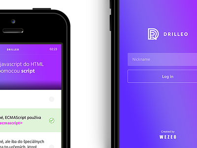 Drilleo / Angular by mateklemp for wezeo.com on Dribbble