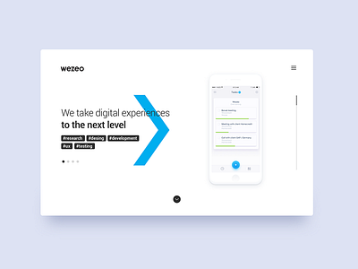 Re-branding in progress... clean dailyui design home landingpage minimal simple ui ux wezeo