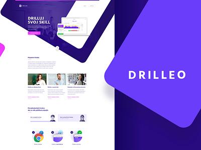 DRILLEO animation drill page presentation single skill ui ux web