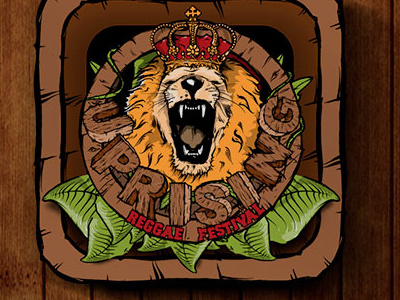 Uprising reggae festival - Welcome brown festival ios iphone application iphone5 welcome screen