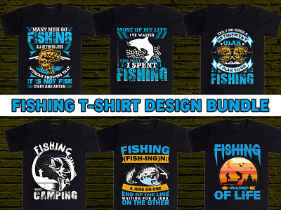 FISHING T-SHIRT DESIGN BUNDLE