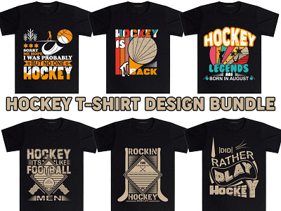 HOCKEY DESIGN TEMPLATES for T-shirts, Hoodies and More!