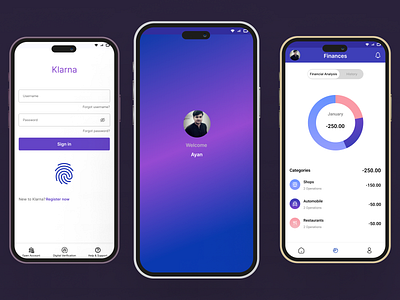 Bank App Design UI/UX Design app bank app bank app design design mobile app design ui ui design ux design