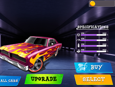 Car Crash Game adobephotoshop design gameart gamedesign gameui graphic design illustration ui uiuxdesign