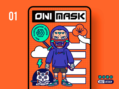 ONI MASK 01 illustration