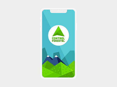 Control Forestal - Splash android android app app forest illustration mexico splash splashscreen ui vector