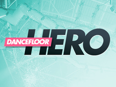 Dancefloor Hero logo dacefloor hero logo logotype