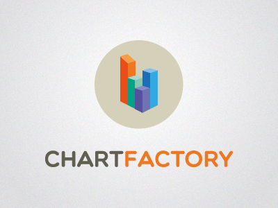 Logo Chartfactory bars chart chartfactory factory logo rejected