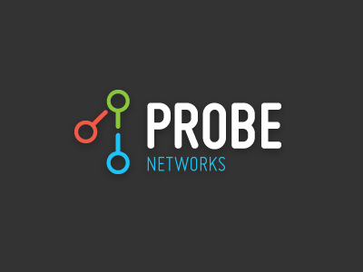 Probe networks logo logotype mark network probes
