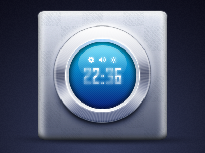 Jog dial alarm clock clock fireworks icon ios