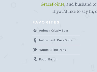 Bears, bass guitars, bacon