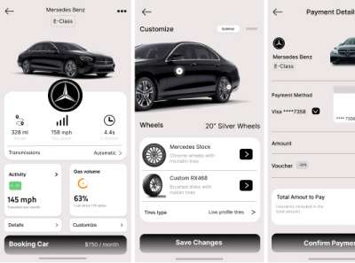 mobile app dashboard