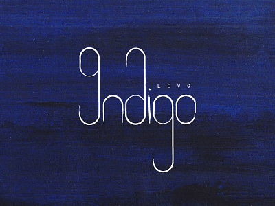 Indigo Love - Concept Type Design