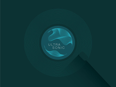 Ultra Sonic adobe concept cover design graphic illustration illustrator music vector vinyl
