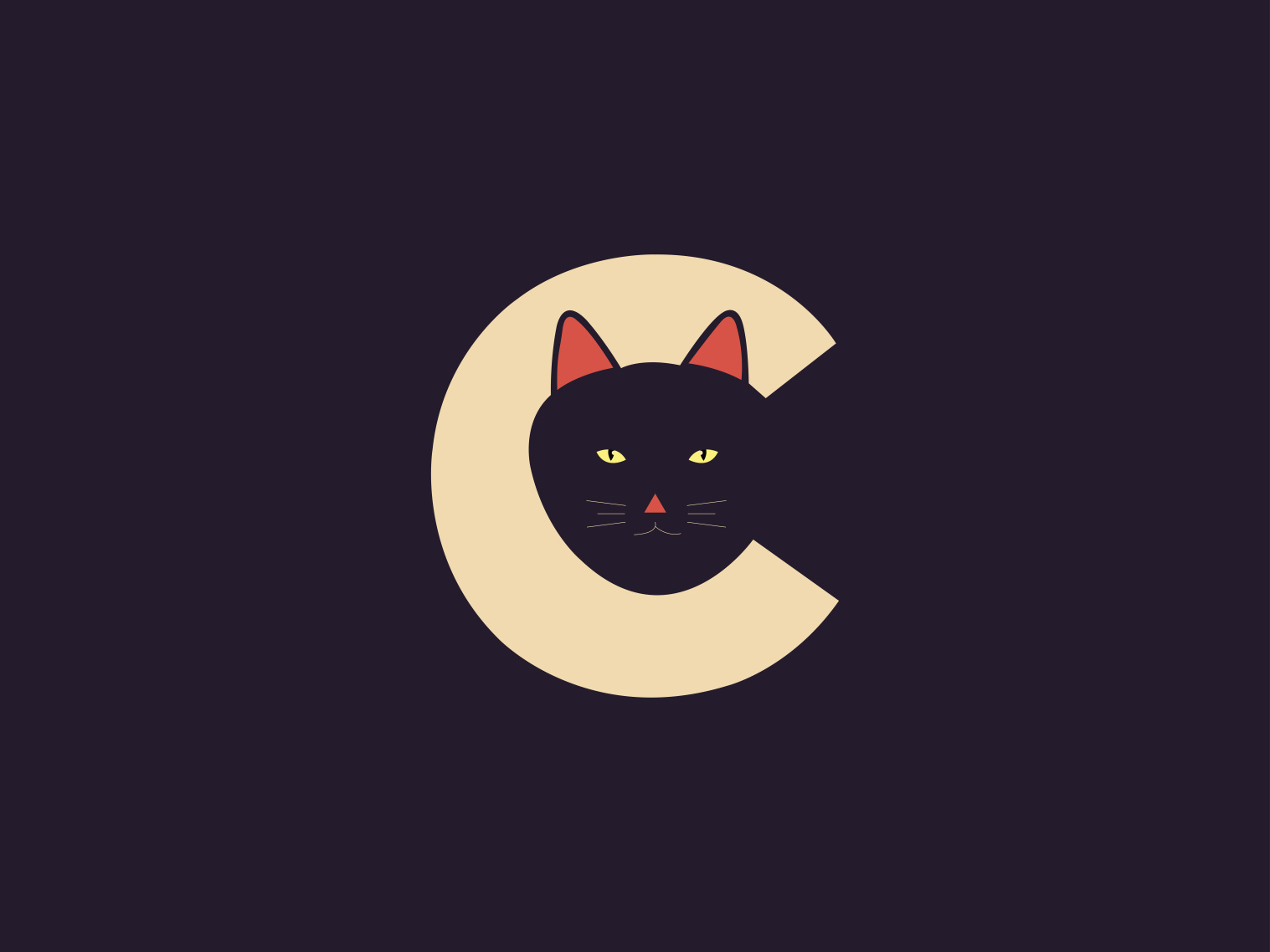 C For Cat. C Logo Concept with Cat Face by Salman M Rahman on Dribbble