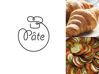 French cuisine restaurant logo