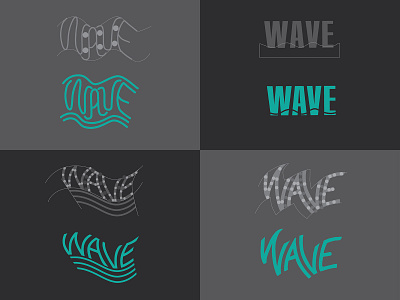 Wave design graphic design typography vector