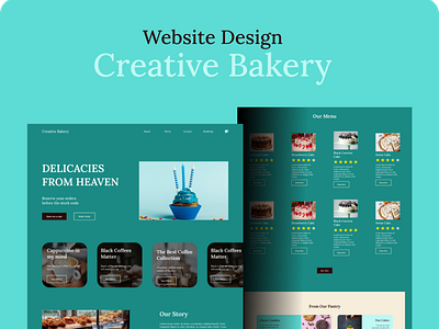 Creative Bakery: Website Design for Bakery