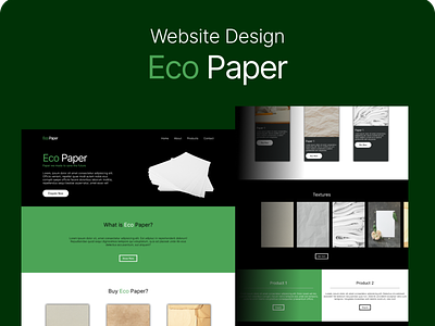 Eco Friendly Website Design