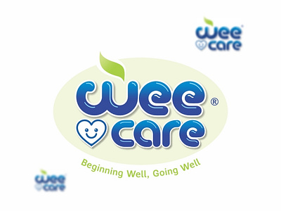 Wee Care Logo branding graphic design logo