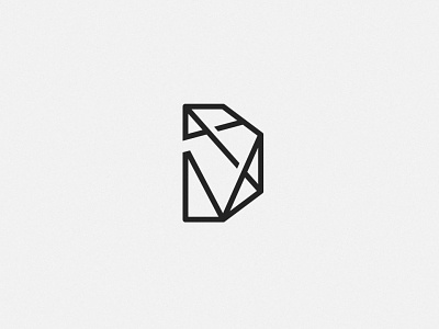 D mark app branding crystal design diamond illustration logo ui ux vector web